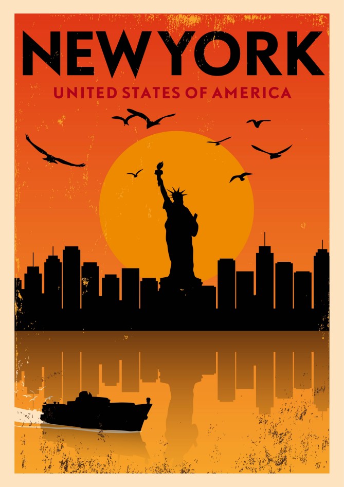 New York Sunset Skyline – Paint by Numbers Craftonie