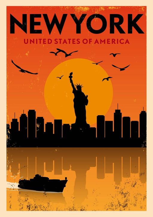 New York Sunset Skyline – Paint by Numbers Craftonie