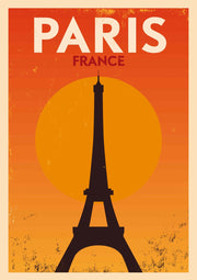 Paris Sunset Eiffel Tower – Paint by Numbers Craftonie