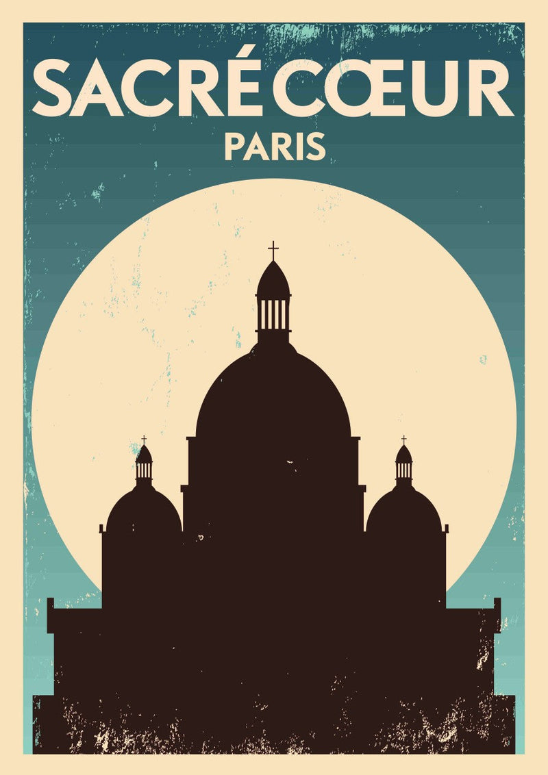 Sacré-Cœur Moonrise – Paint by Numbers - Craftonie