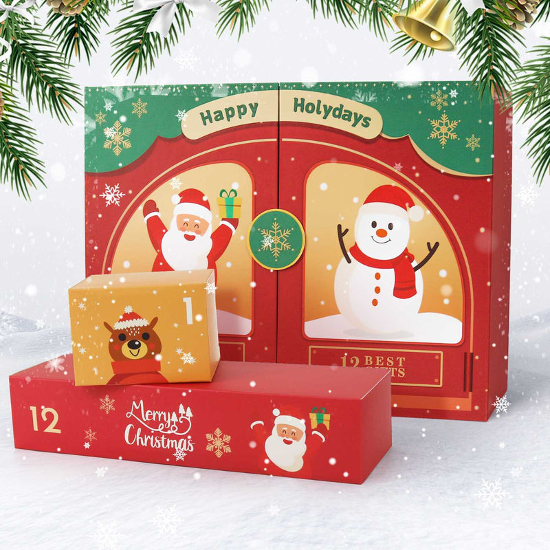 Santa & Snowman Surprise Gift Box
