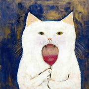 Wine Time Cat
